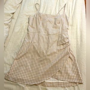 Abercrombie & Fitch Gingham mini dress, size large